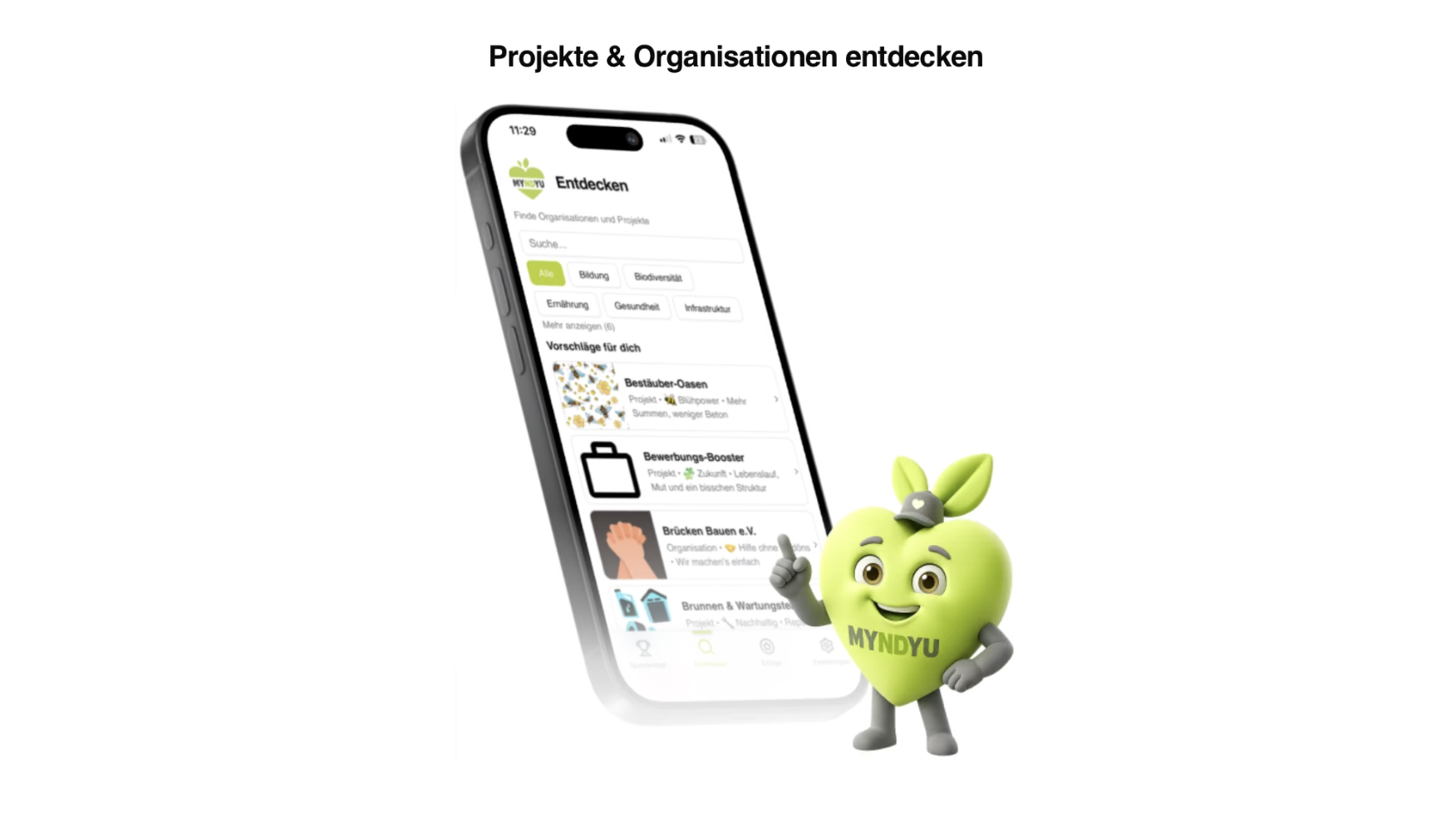 Spendenapp „Myndyu" im Kreis Pinneberg
